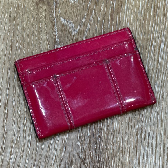 Coach OpArt  Magenta card case - Picture 2 of 3